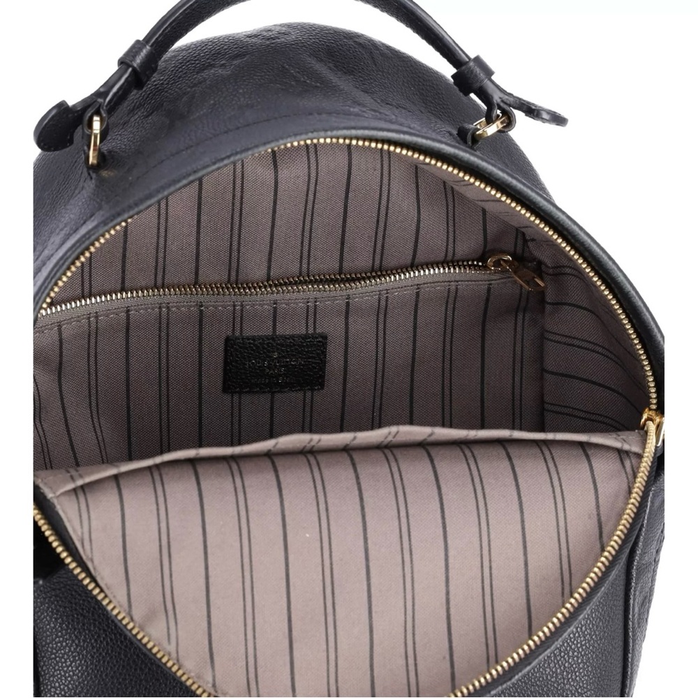 Louis Vuitton Sorbonne Monogram Empreinte Backpack M44016 Noir Black Leather - Picture 8 of 9